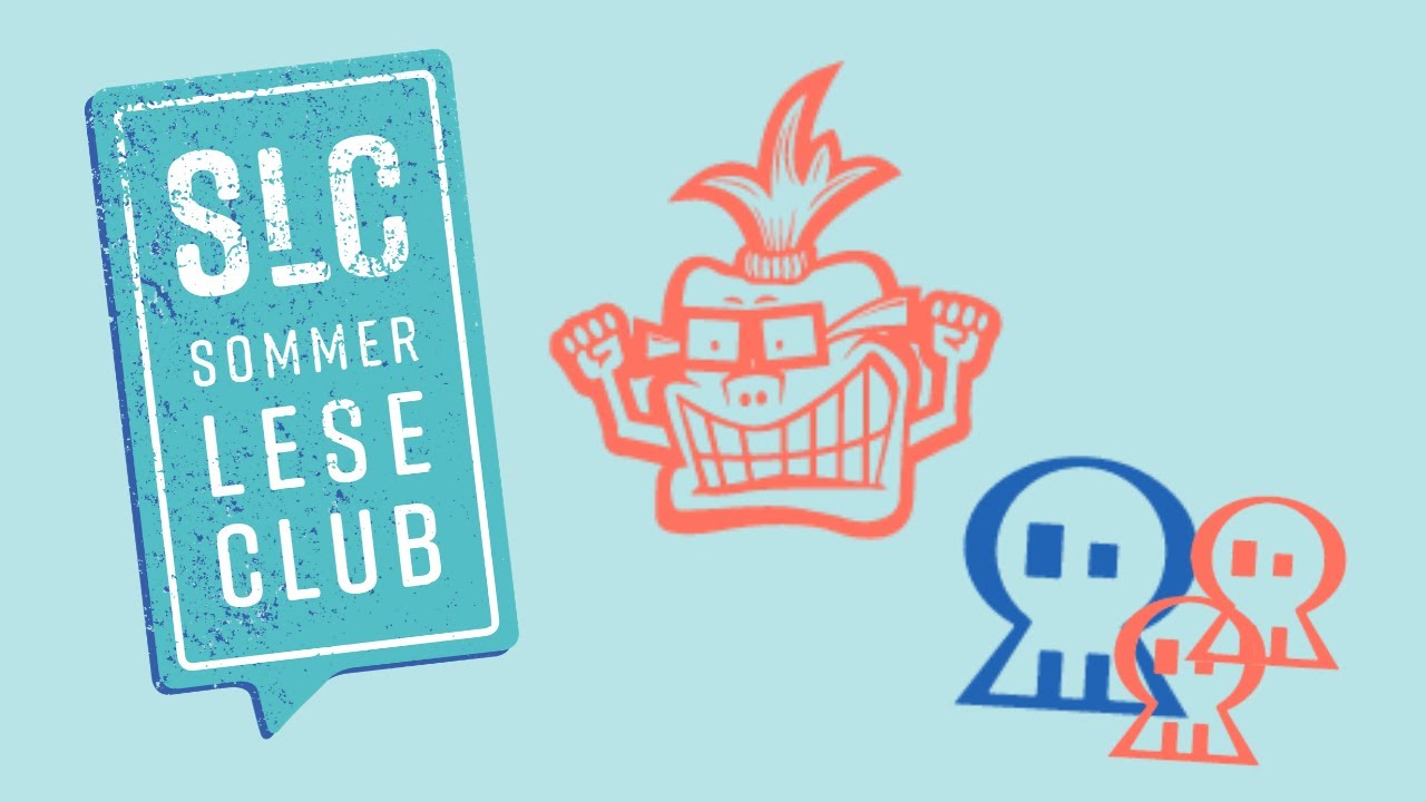 Logo und Design des Sommerleseclubs mit Verlinkung zur Homepage