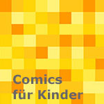 Grafik mit Suchlink zu neuen Kindercomics