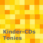 Grafik mit Suchlink zu neuen Kinder-CDs und Tonies